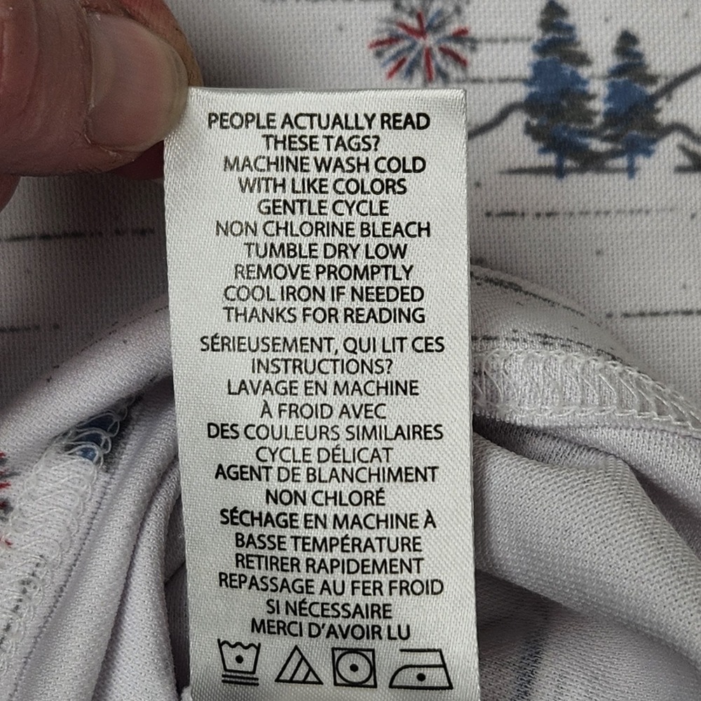 Travis Mathew Lake Break Polo Shirt Mens Large White Nautical Patriotic Casual‎ - Picture 5 of 10